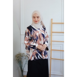 Triana Sulam Top - Brown / Dark Blue / Green 